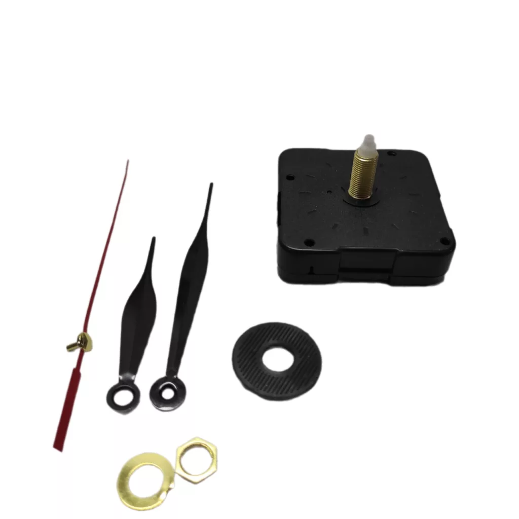 موتور ساعت دیواری کد abs پایه بلند همراه عقربه و مهره