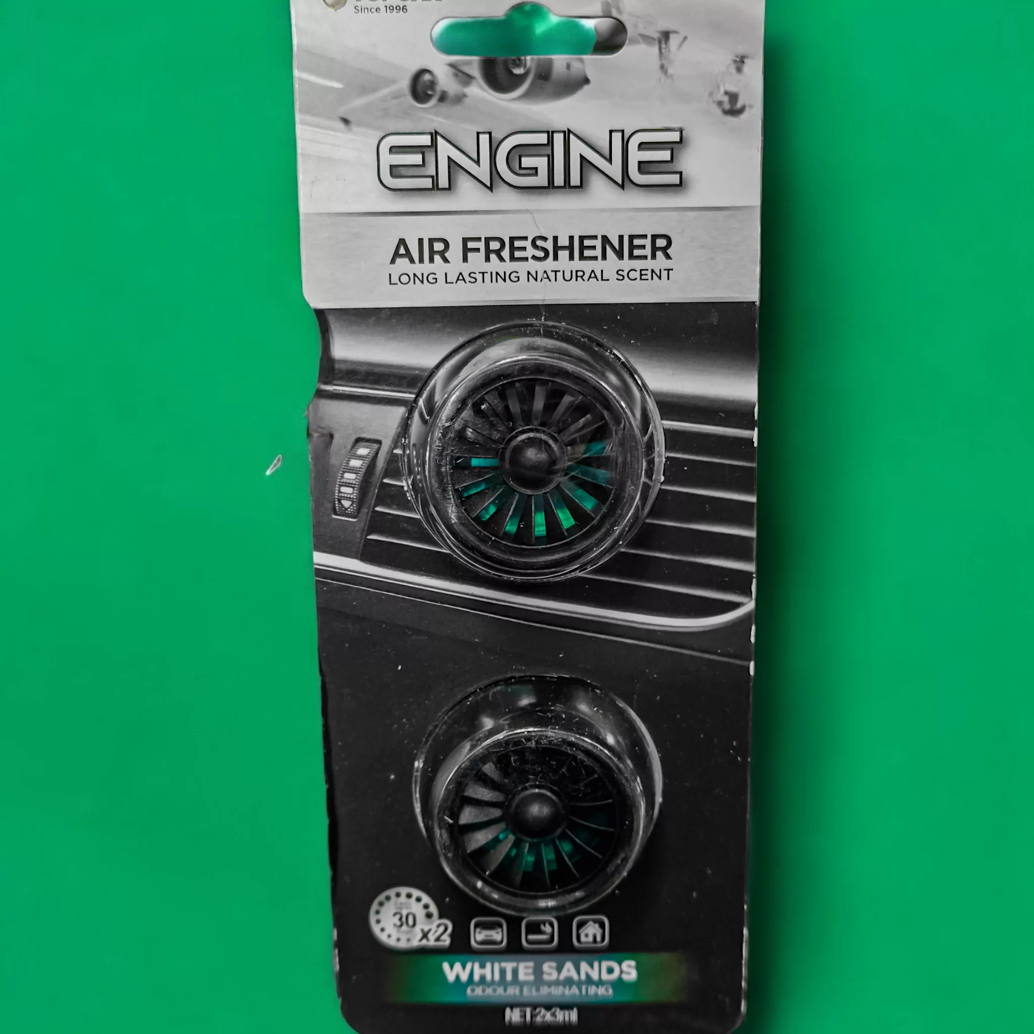 خوشبو کننده خودرو تاپ کار مدل Engine - WhiteSands حجم ۴ میلی لیتر بسته ۲ عددی