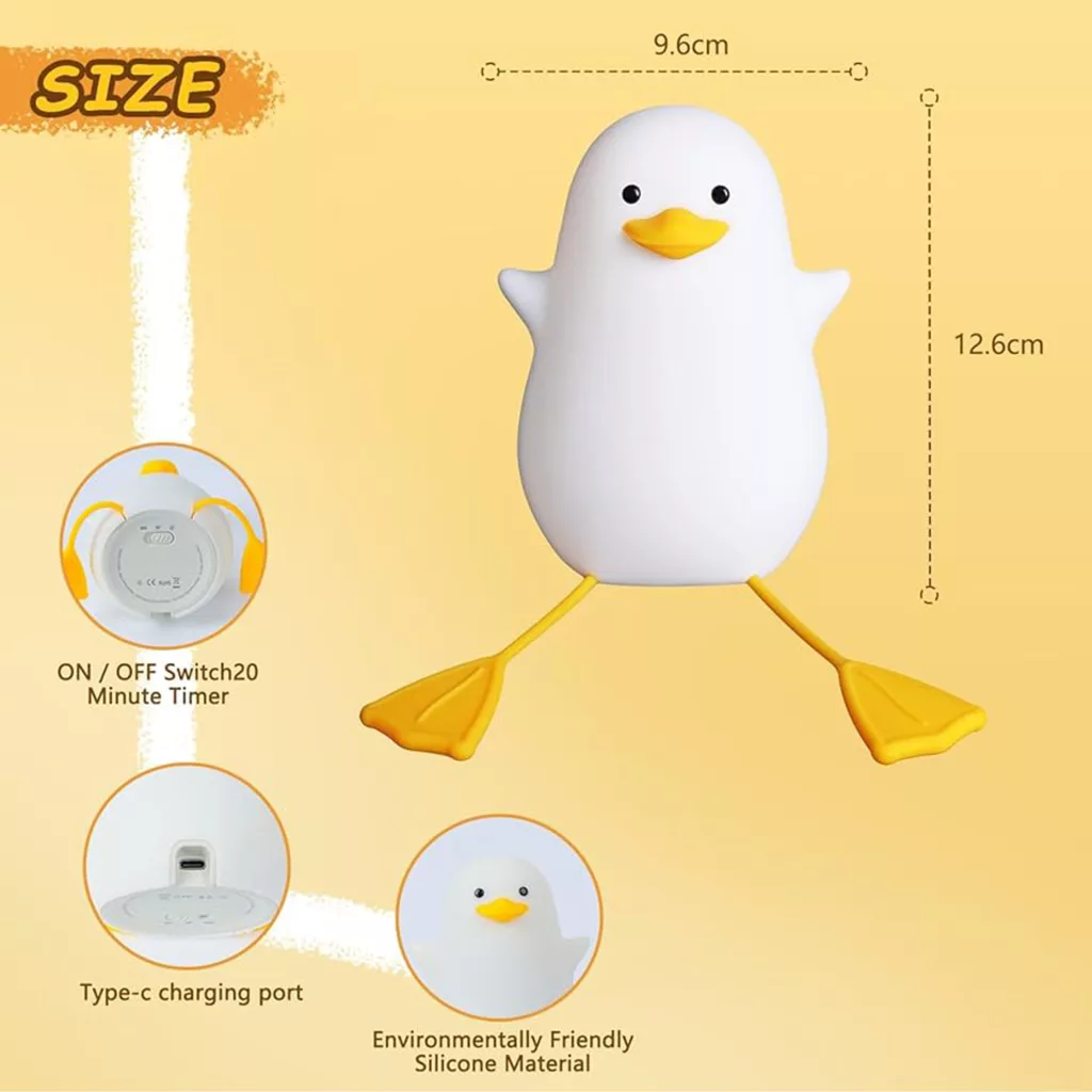 چراغ خواب کودک مدل جوجه اردک کد HZ_117