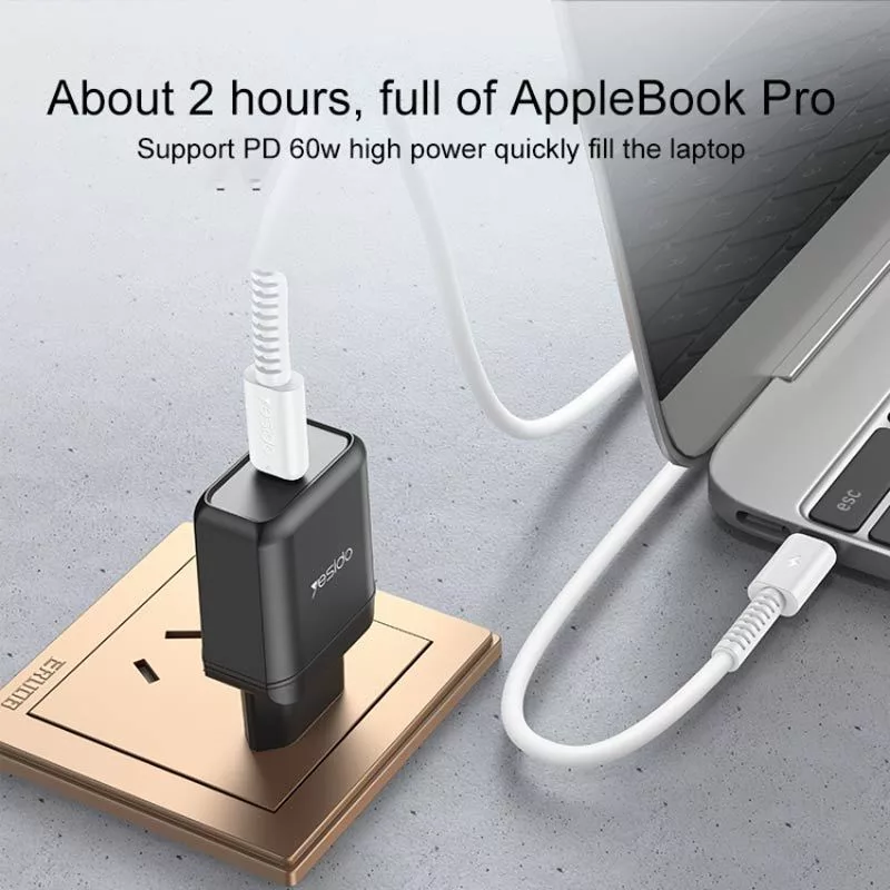 کابل usb-C یسیدو مدل CA154 طول 1 متر