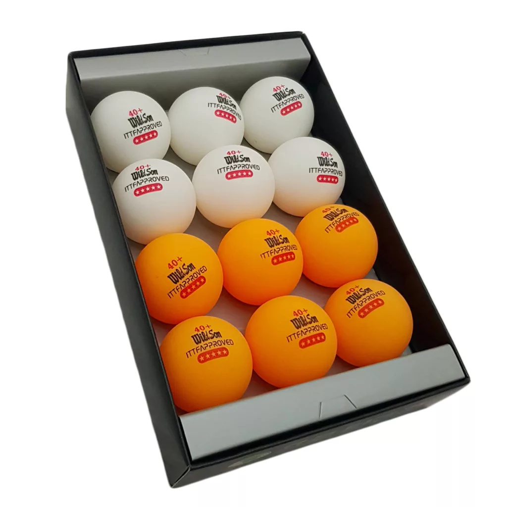 توپ پینگ پنگ ویلسون مدل +40 بسته 12 عددی