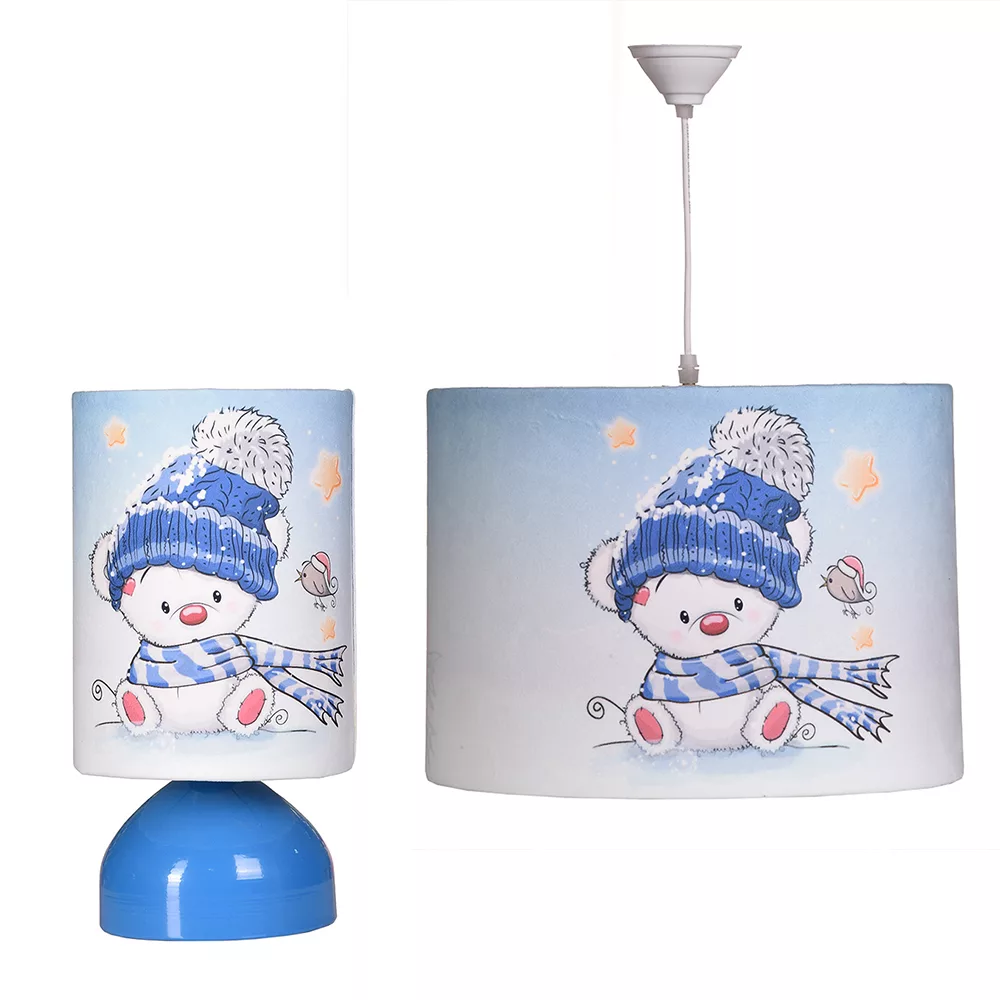 چراغ خواب و لوستر کودک مدل خرس زمستانی