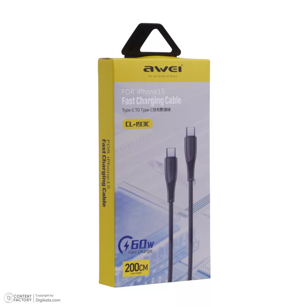 کابل USB-C اوی مدل CL-193C طول 2 متر