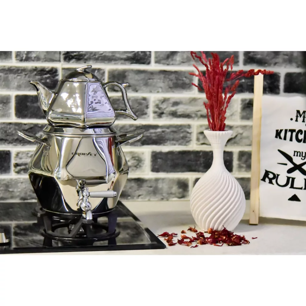 ست کتری و قوری کروپ ست مدل الماس