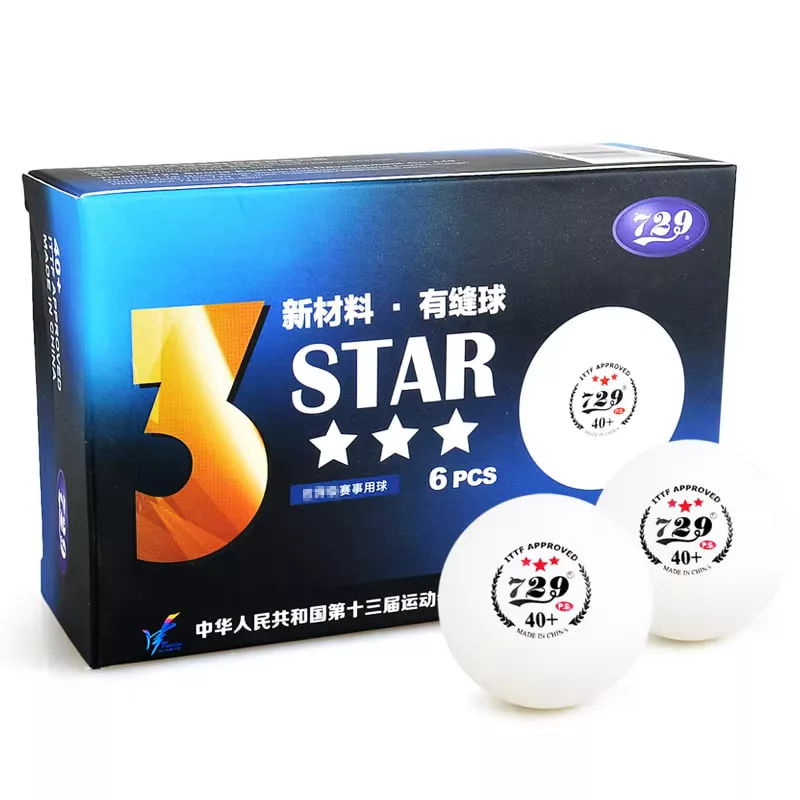 توپ پینگ پنگ 729 مدل 3 star بسته 6 عددی