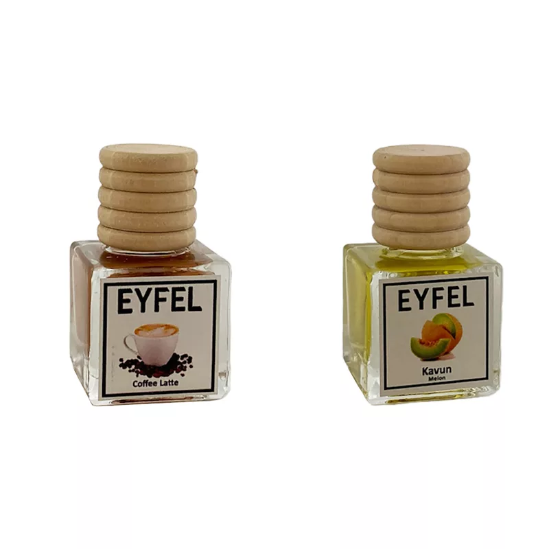 خوشبوکننده خودرو مدل کافه لته و طالبی حجم 10 میلی لیتر مجموعه 2 عددی