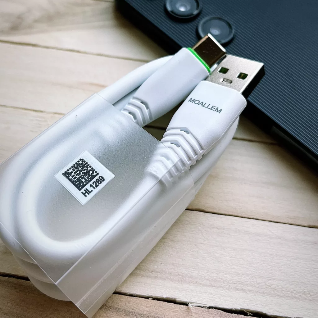 کابل تبدیل USB به USB-C معلم مدل Galaxy-A31 طول یک متر