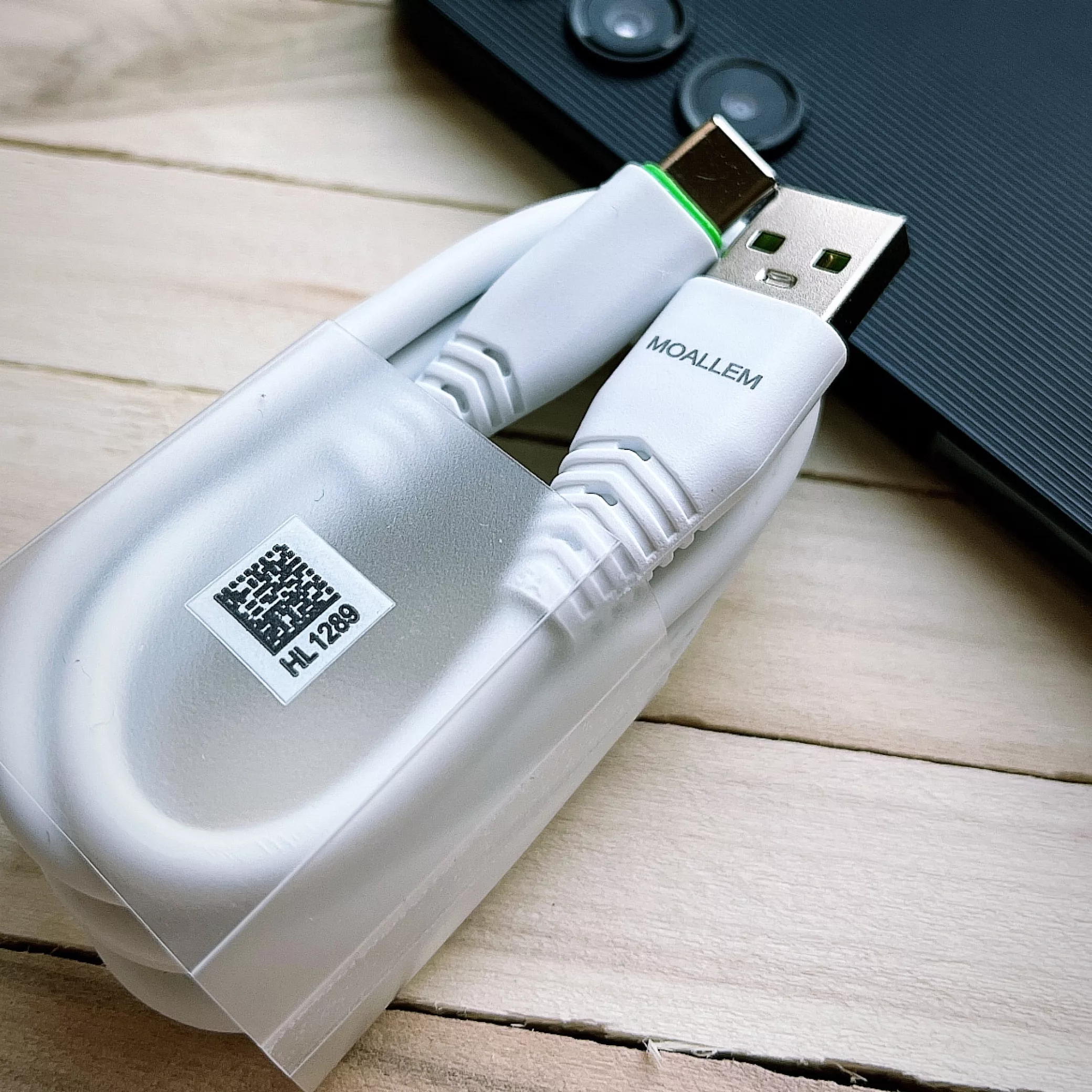 کابل تبدیل USB به USB-C معلم مدل Galaxy-A31 طول یک متر