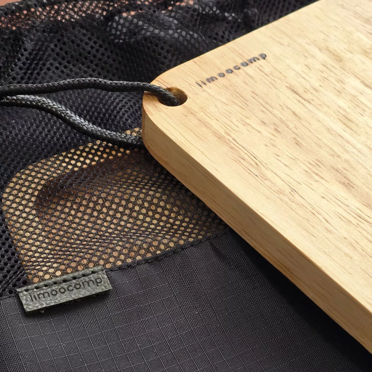 بشقاب سفری لیمو کمپ مدل چوبی بسته دو عددی