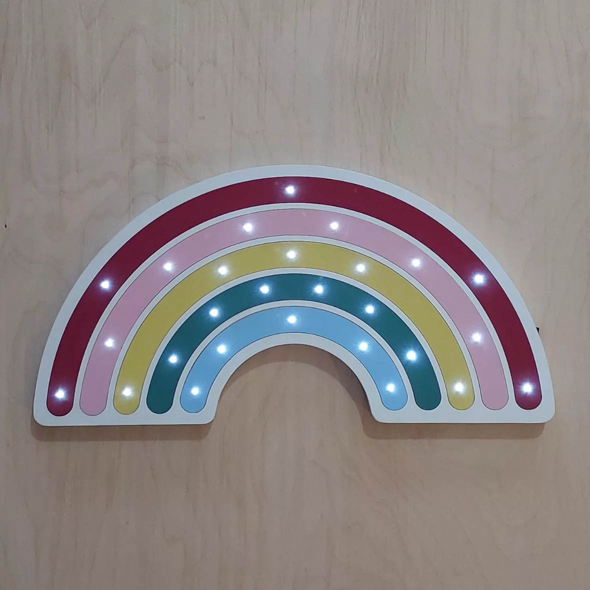 چراغ خواب اتاق کودک مدل رنگین کمان mo101