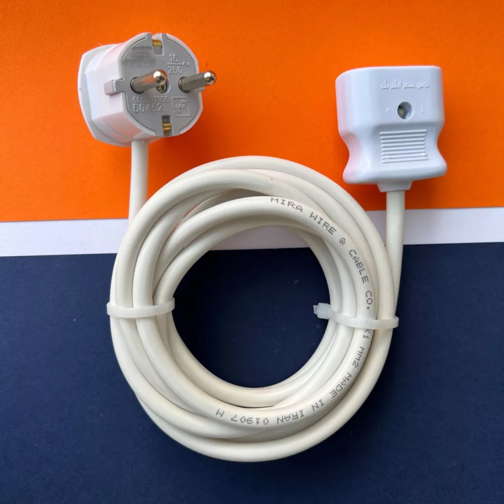 سیم سیار میرا مدل قفل‌دار طول 3 متر