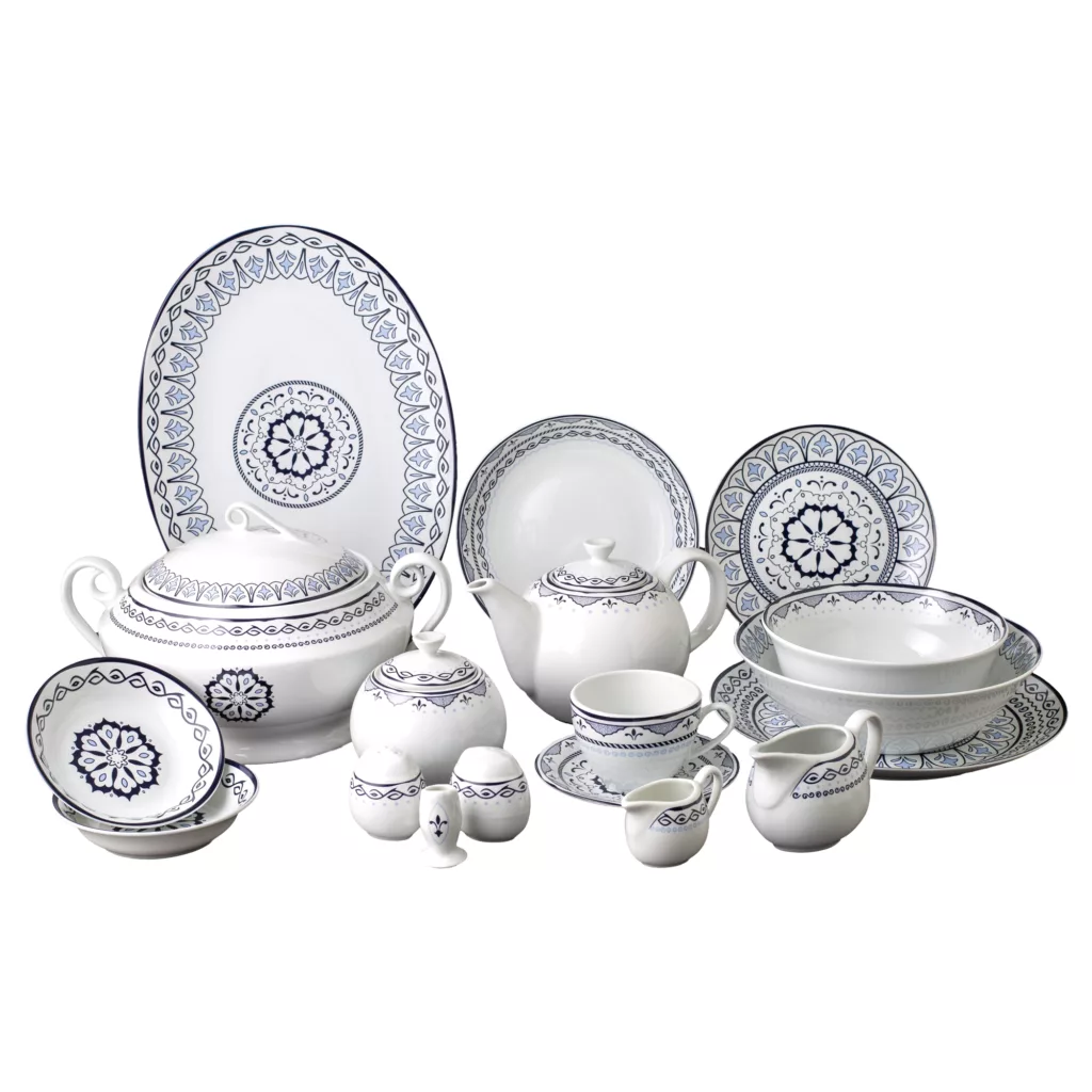 سرویس غذاخوری 86 پارچه 12 نفر مقصود مدل یارین