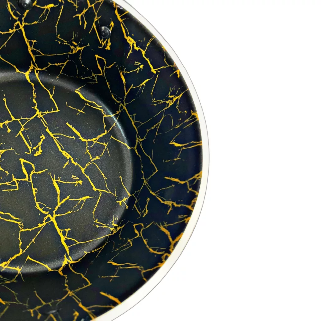 سرویس قابلمه و تابه  گرانیتی 7 پارچه دایان مدل ماربل