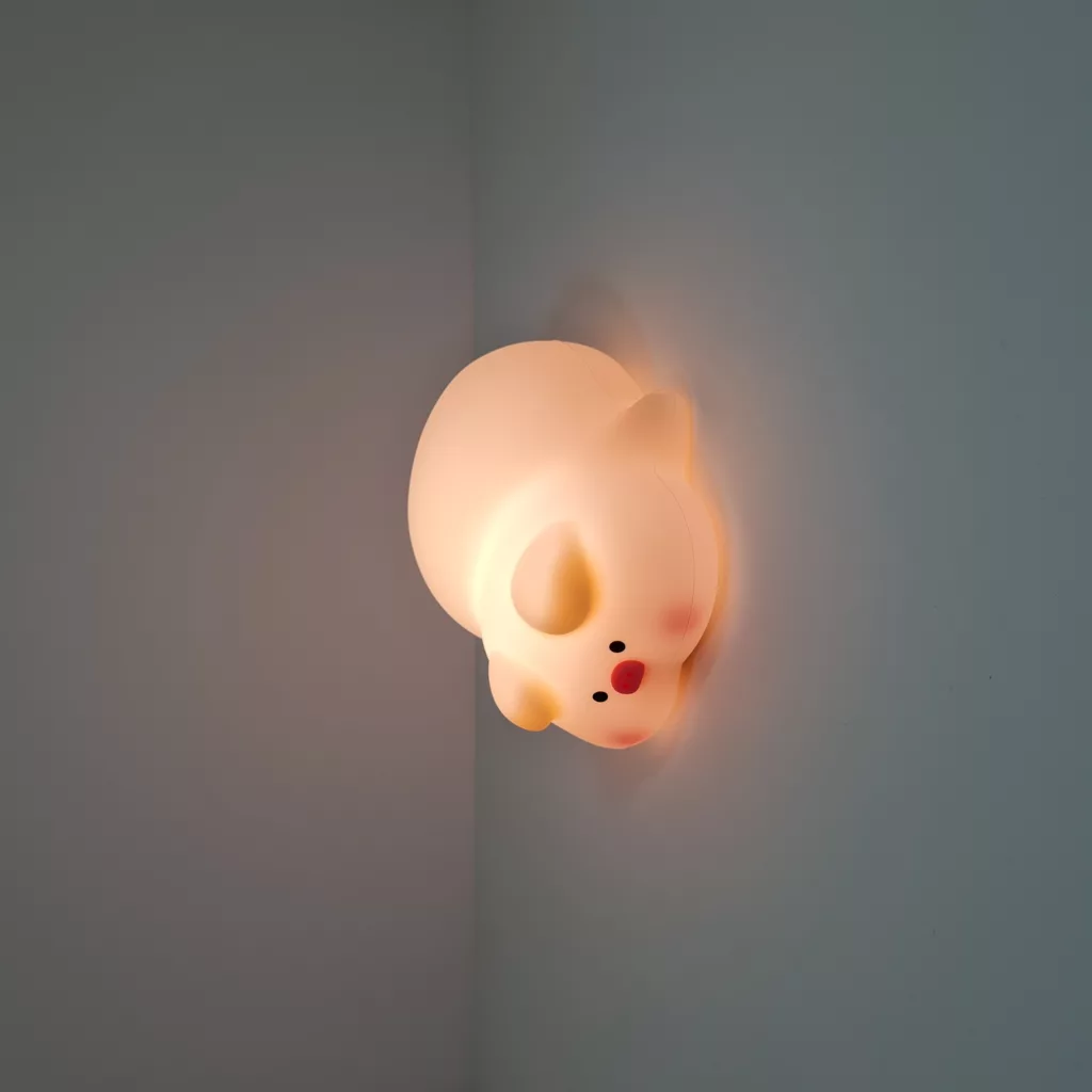 چراغ خواب اتاق کودک مدل خوک خوابیده