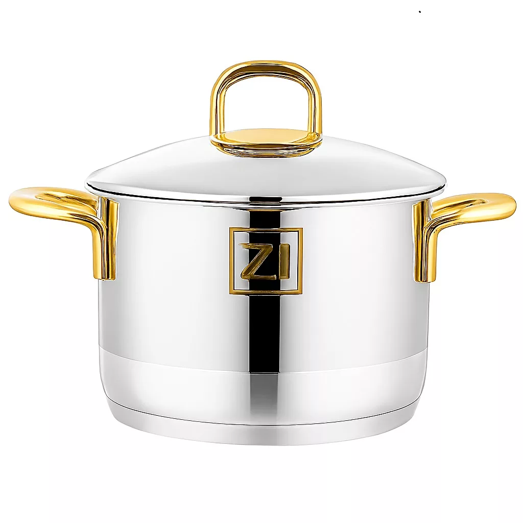 سرویس قابلمه استیل 6 پارچه بازرگانی زیو مدل 1400