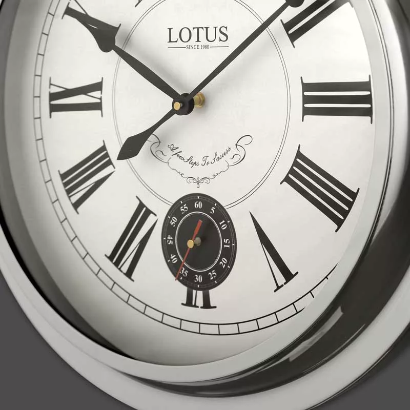 ساعت دیواری لوتوس مدل 17021 FREMONT -SIL