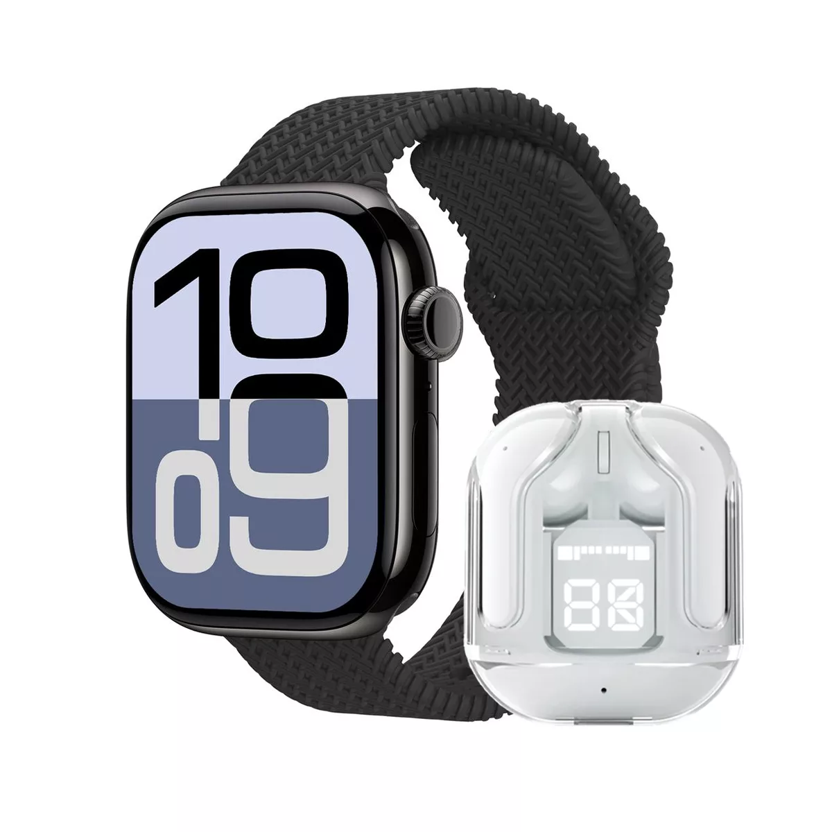 ساعت هوشمند 46 میلی متری راینو مدل WX50 به همراه هدفون بلوتوثی