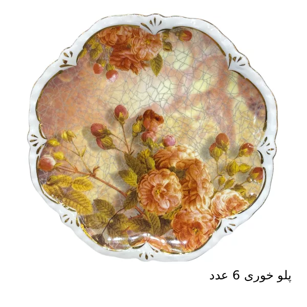 سرویس غذاخوری 30 پارچه 6 نفر لمونژ مدل 88100