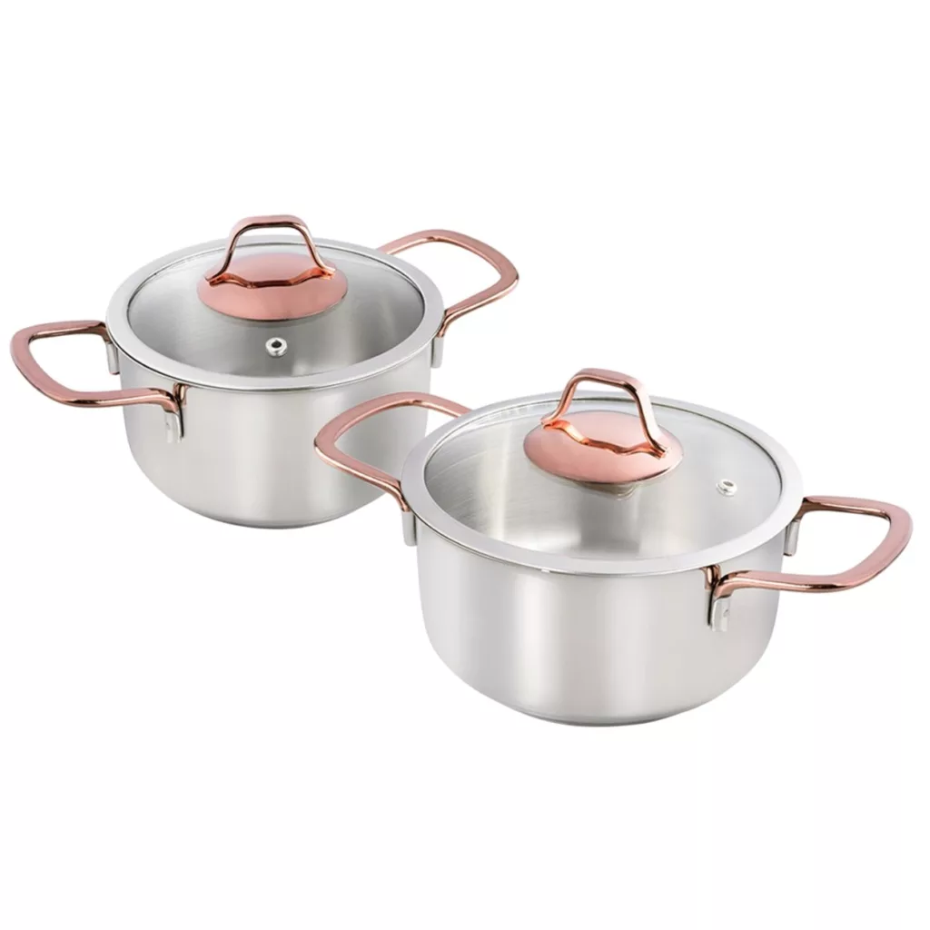 سرویس قابلمه استیل 4 پارچه انگلیش هوم مدل Jardin