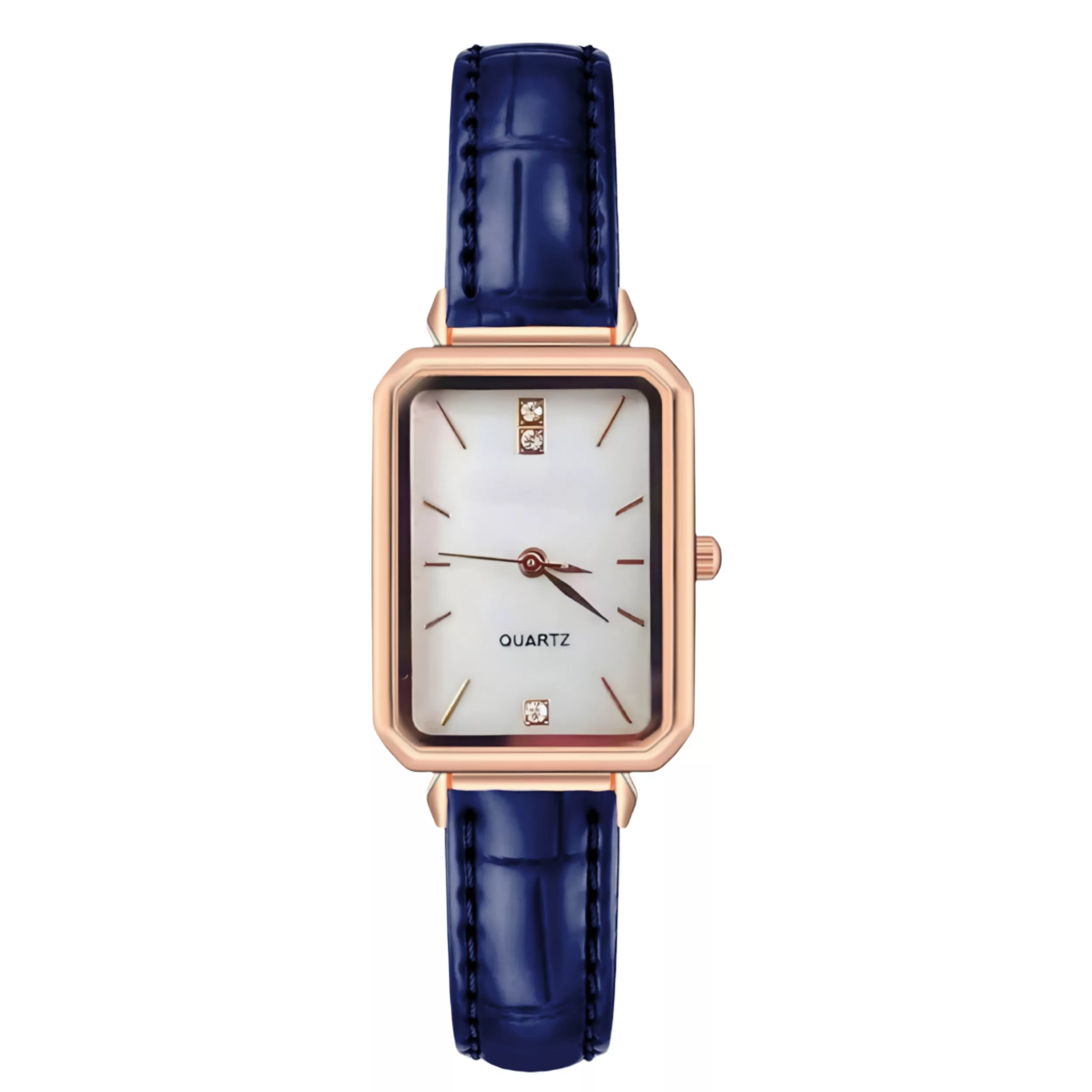 ساعت مچی عقربه‌ای کوارتز زنانه مدل کلاسیک لوکس بند چرم کد T2