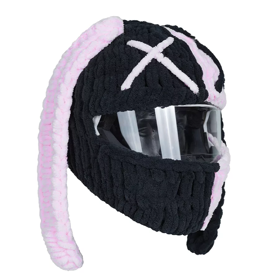 کلاه کاسکت پی مدل   NOFACE Rabbit BK/PI