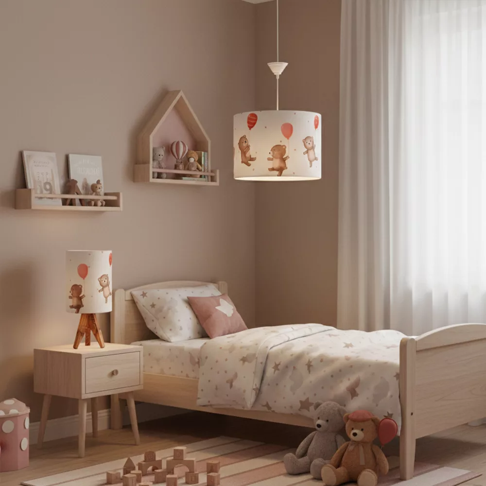 لوستر کودک مدل خرس و بادکنک