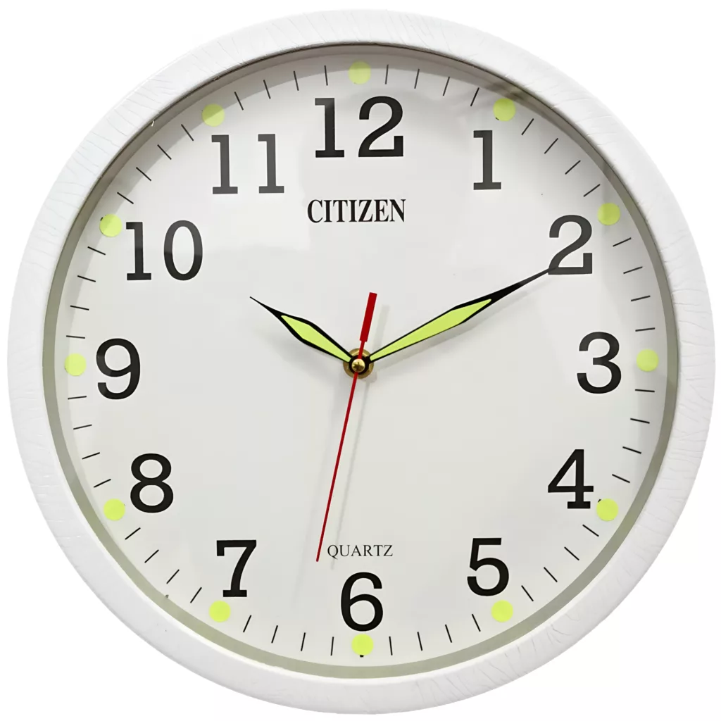 ساعت دیواری سیتی زن مدل شب‌ تاب