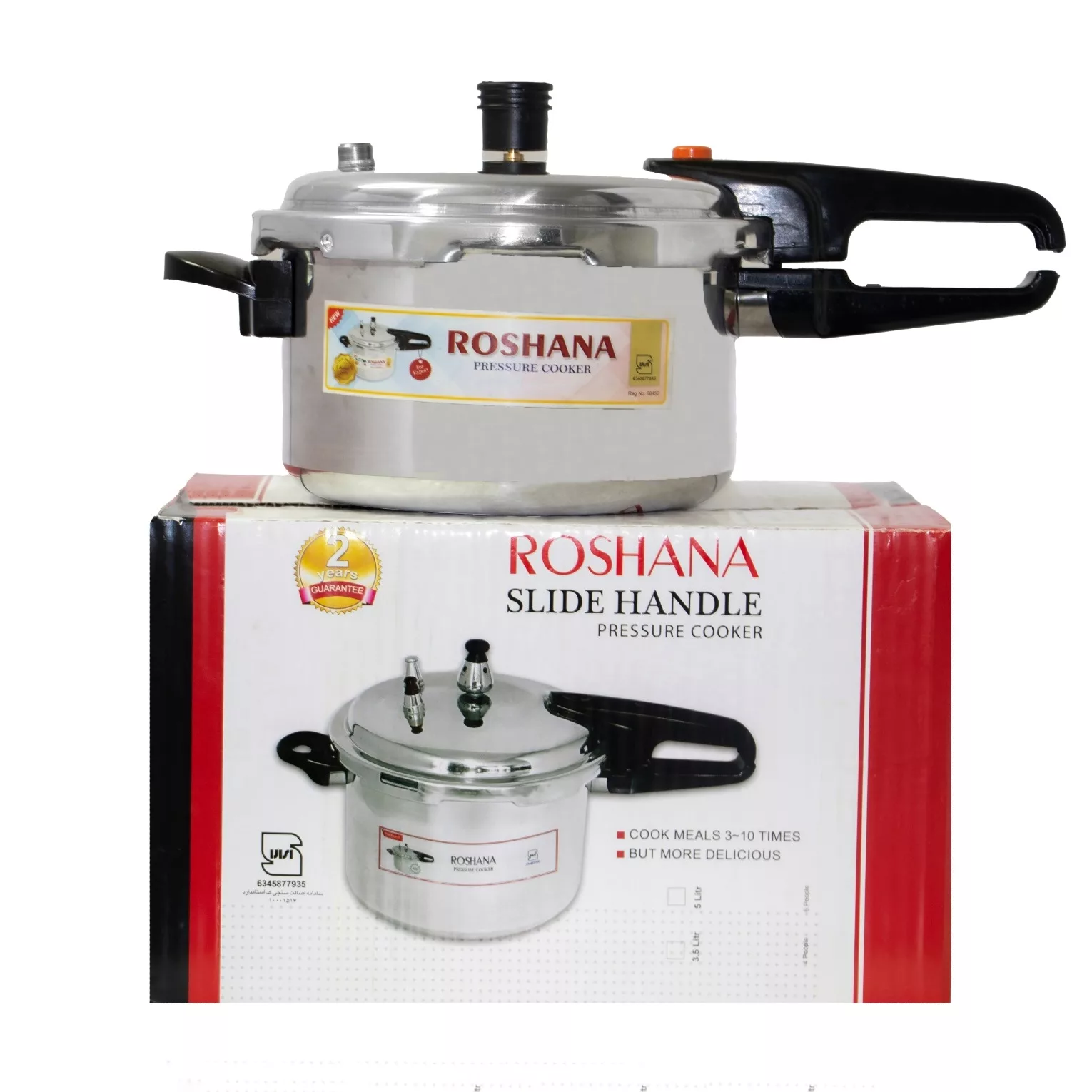 زودپز روشنا مدل تک دسته گنجایش 5 لیتر