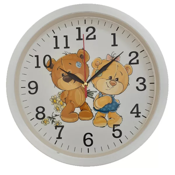 لوستر و آباژور کودک مدل  خرس کد 4026 به همراه چراغ خواب و ساعت مجموعه 4 عددی