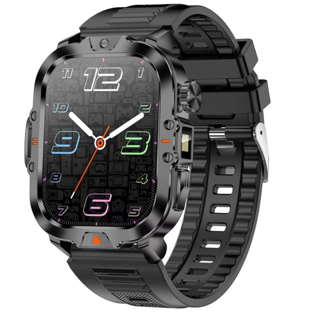 ساعت هوشمند 2.01 اینچی دیبت ویر مدل Rough Neck V17 با بند سیلیکونی