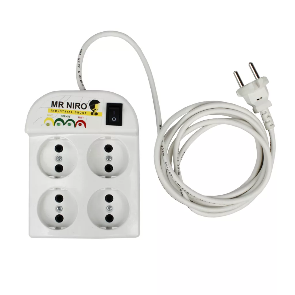 چند راهی برق مستر نیرو مدل 4 خانه