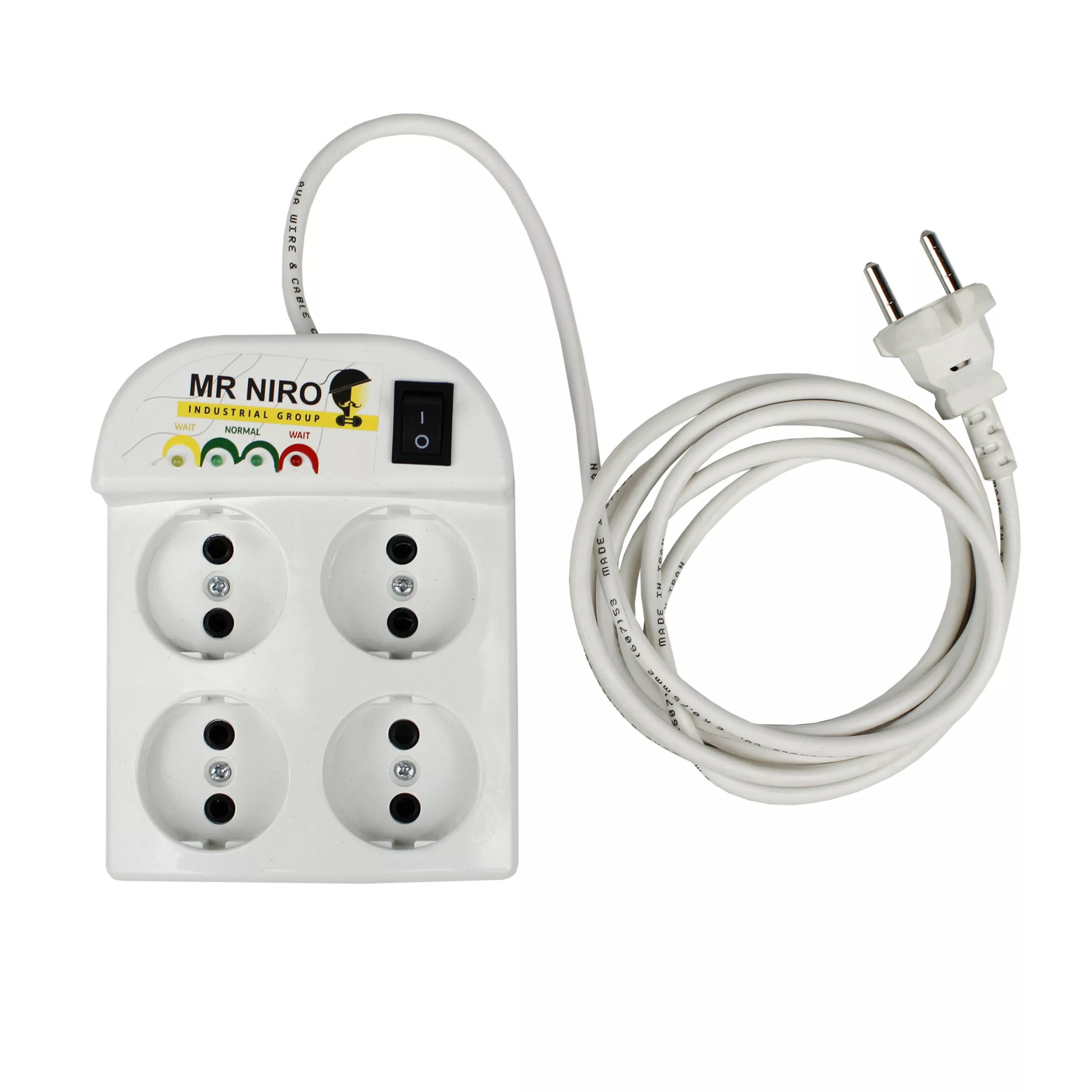 محافظ ولتاژ مستر نیرو مدل چهار خانه کد 043