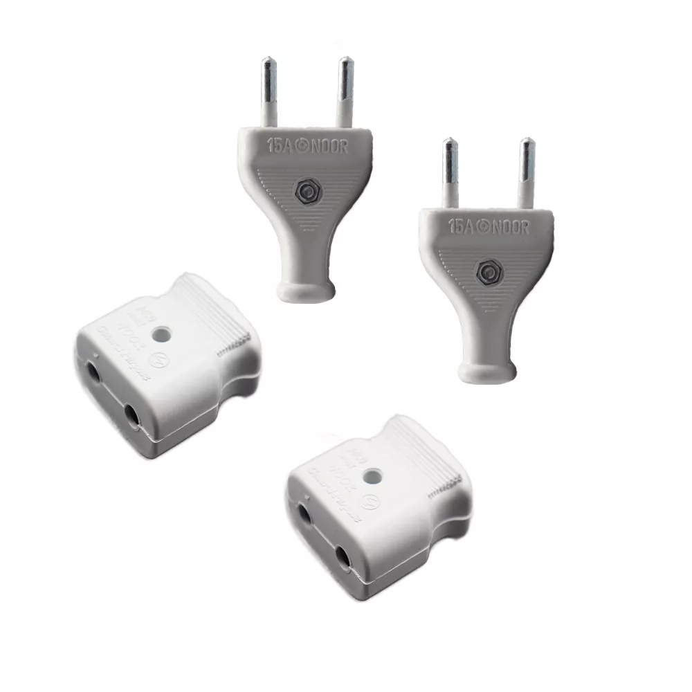 دوشاخه و مادگی نور مدل AF-02  بسته 4 عددی