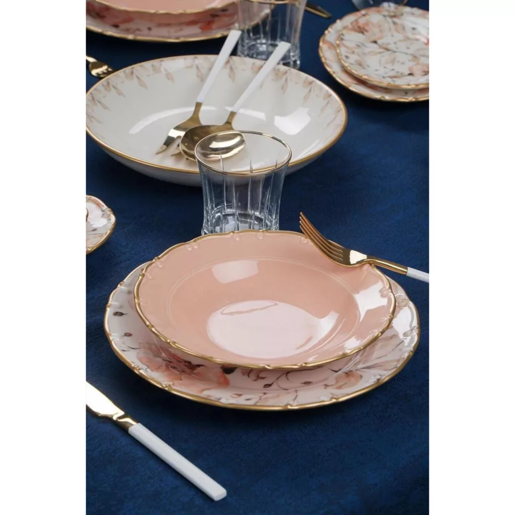 سرویس غذاخوری 29 پارچه 6 نفره اجار مدل Mari Gold