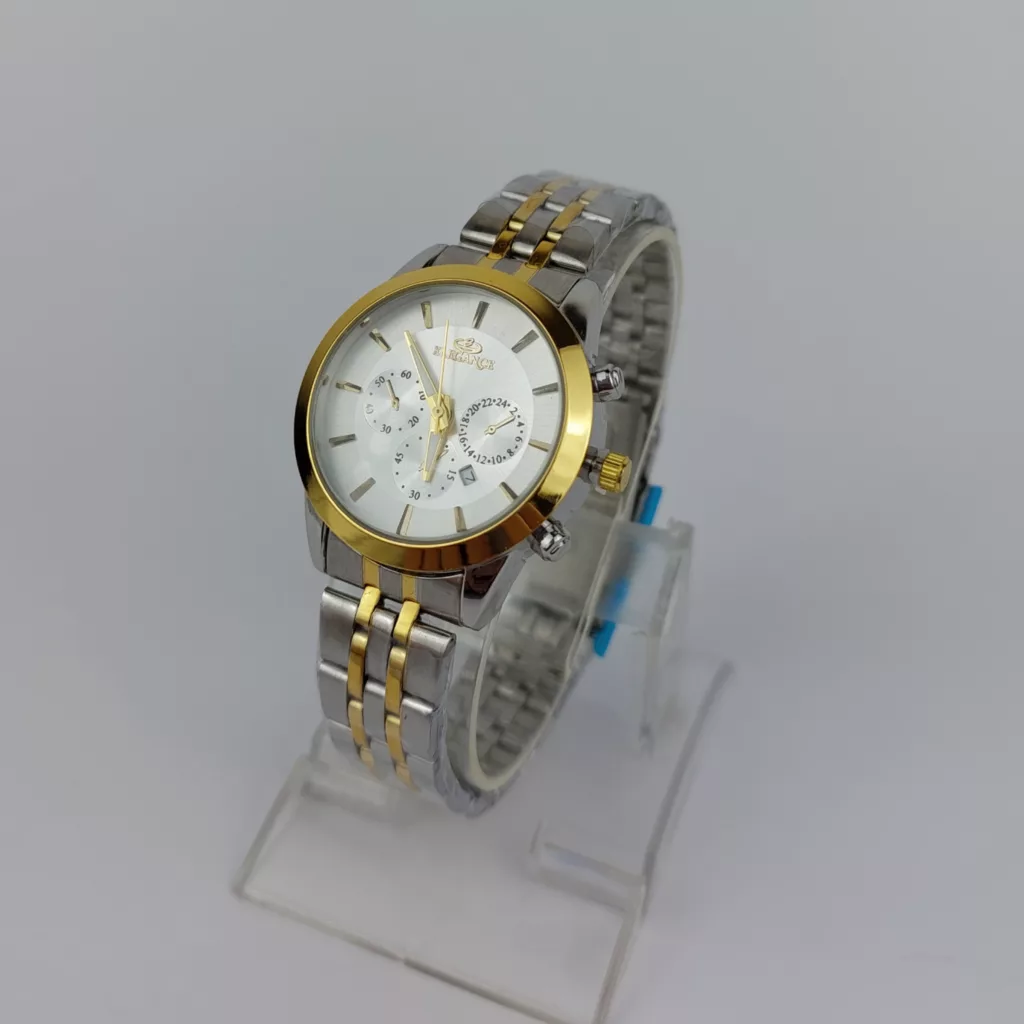 ساعت مچی عقربه‌ای کوارتز زنانه الگانس مدل کلاسیک کد EL-01