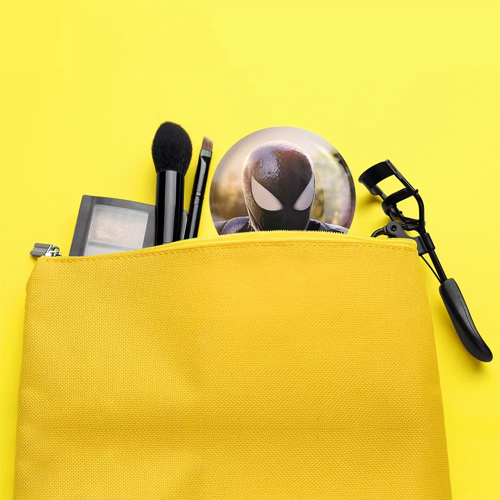 آینه جیبی خندالو مدل پیتر پارکر لباس ونوم مردعنکبوتی کد 30843