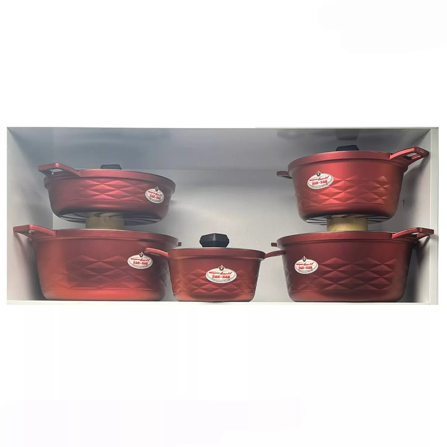 سرویس قابلمه وتابه گرانیتی 10 پارچه زرساب مدل دلموند DL-8370