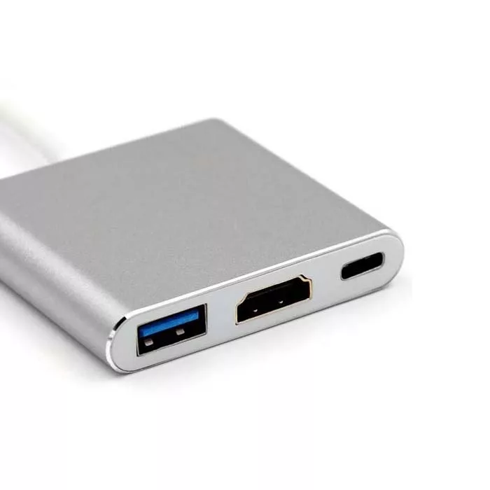 تبدیل USB-C به HDMI/USB/PD مدل 2005