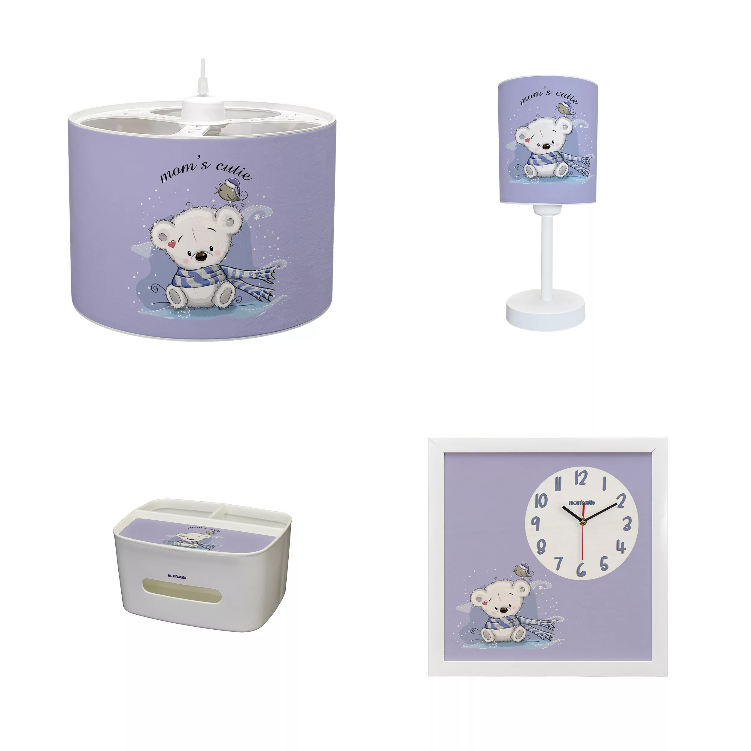 ست لوستر کودک مامز کیوتی مدل PL-47 بسته 4 عددی