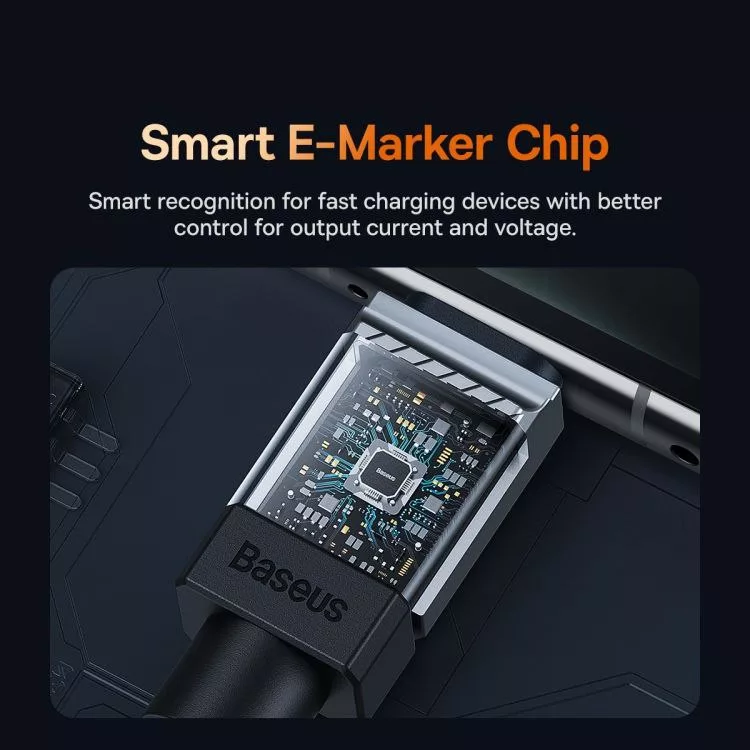 کابل USB-C بیسوس مدل CoolPlay Series 100W طول 2 متر