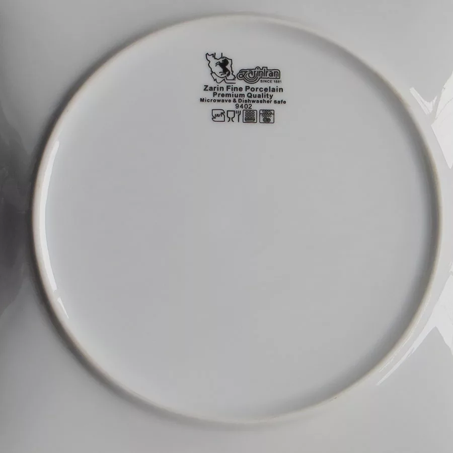 سرویس غذاخوری 28 پارچه چینی زرین ایران سری ایتالیا اف مدل هدیه درجه یک