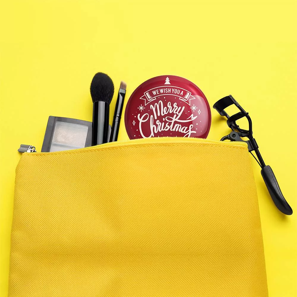 آینه جیبی خندالو مدل کریسمس Christmas کد 22156