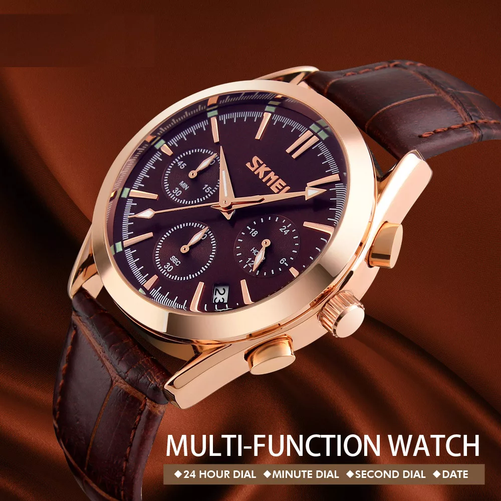 ساعت مچی عقربه ای اسکمی مدل 9127g کد 01 chrono