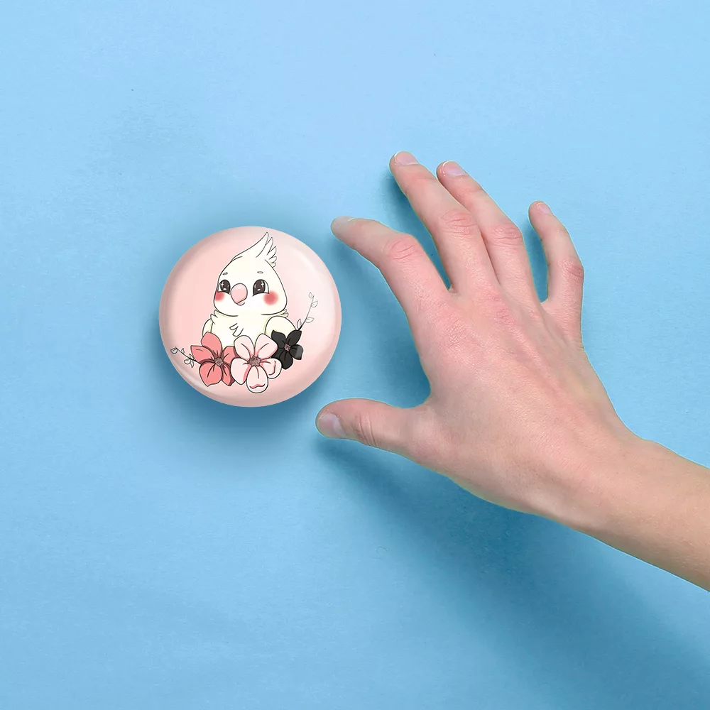 آینه جیبی خندالو مدل عروس هلندی کد 29555