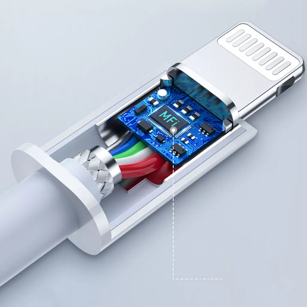 کابل شارژ تبدیل USB به لایتنینگ هترون مدل HC275i طول 1متر