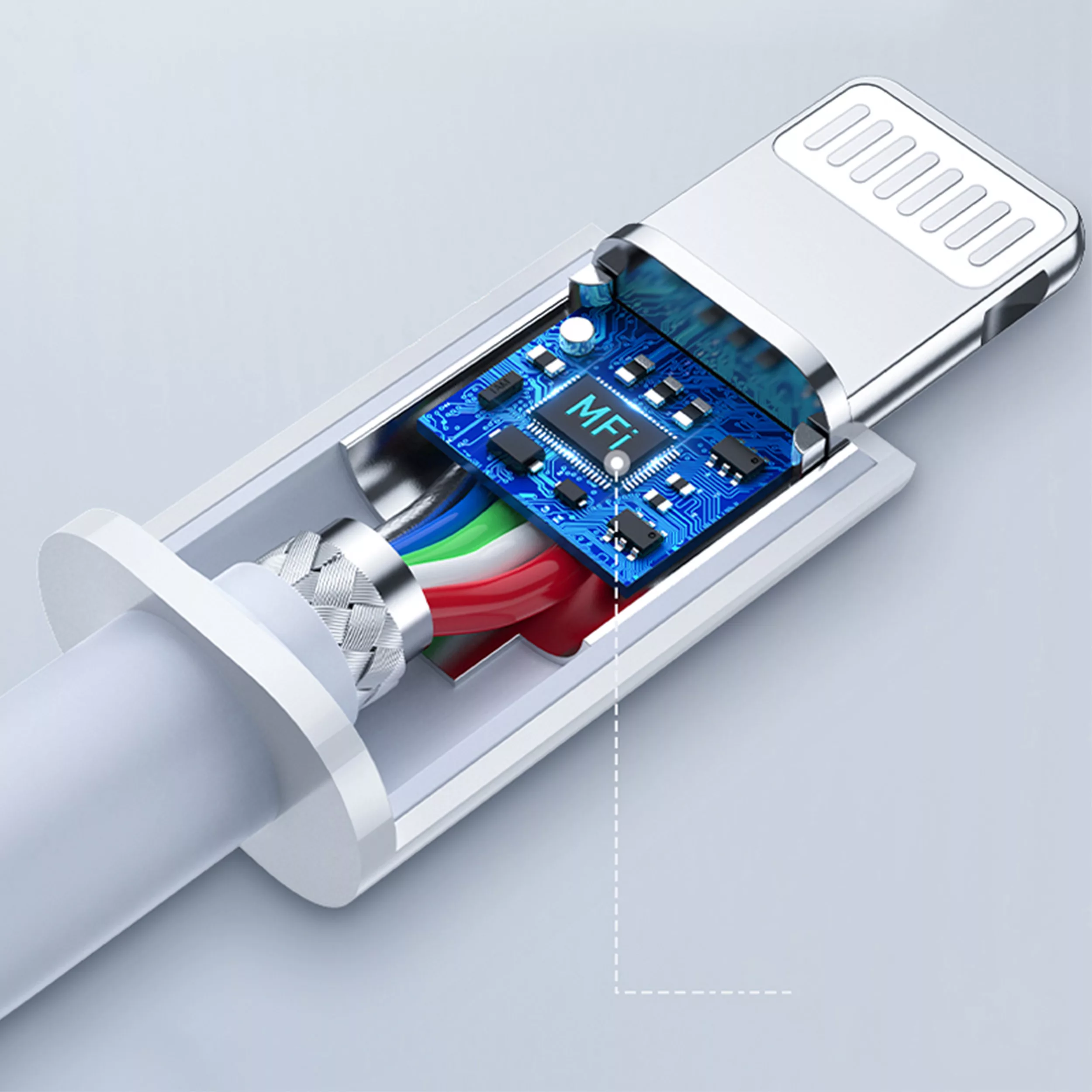 کابل شارژ تبدیل USB به لایتنینگ هترون مدل HC275i طول 1متر