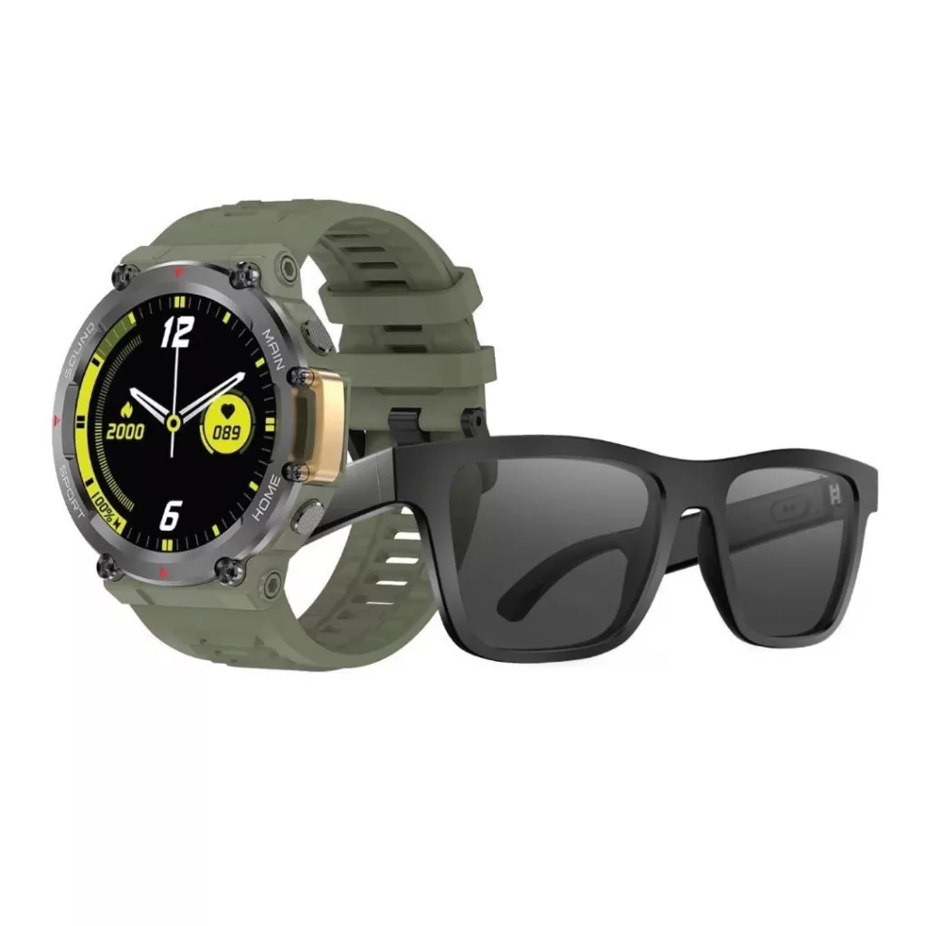 ساعت هوشمند 44 میلی متری گرین لاین مدل APY SMART WATCH COMBO با بند سیلیکونی