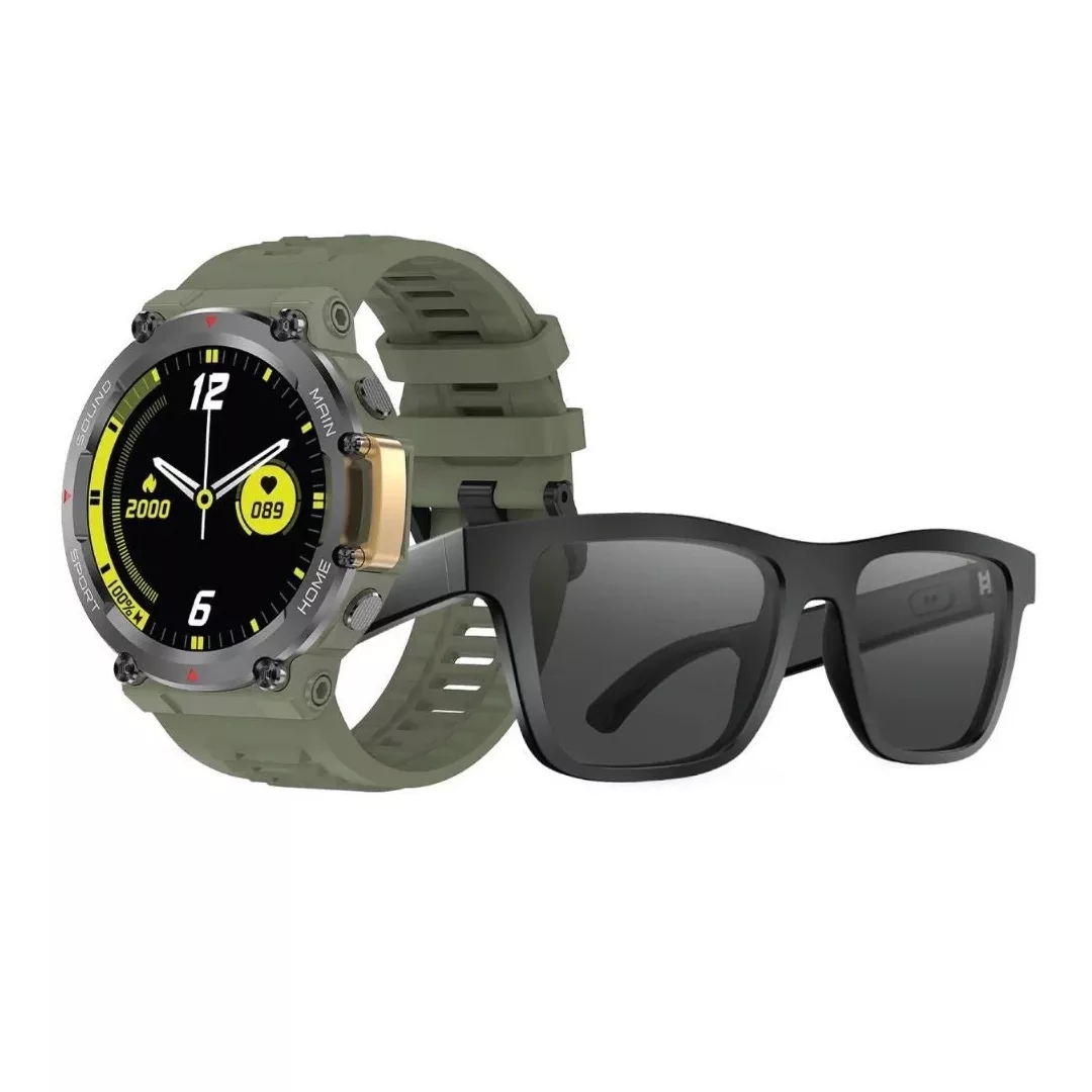 ساعت هوشمند 44 میلی متری گرین لاین مدل APY SMART WATCH COMBO با بند سیلیکونی