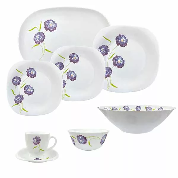 سرویس غذاخوری 38 پارچه 6 نفر لومینارک مدل لیلاک