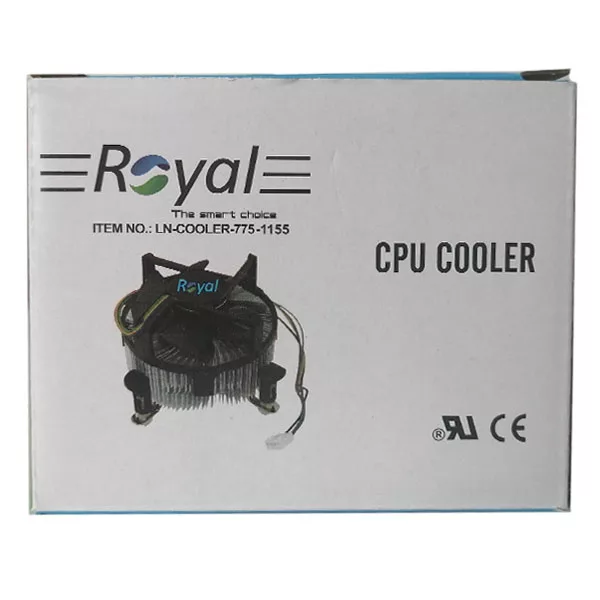 خنک کننده پردازنده رویال مدل LN-COOLER-775-1155